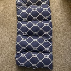 Nautical Themed Bench Pad