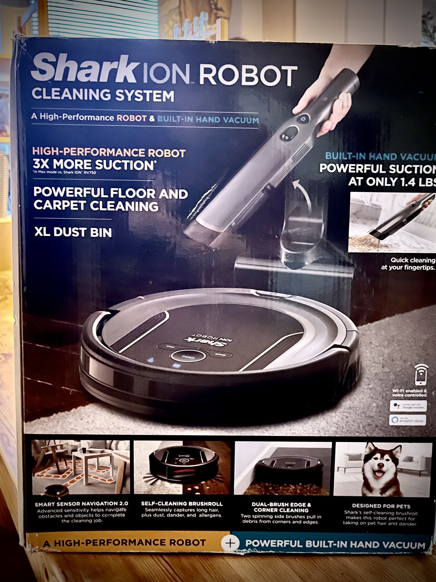 Shark ION Robot Cleaning System Robot Vacuum
