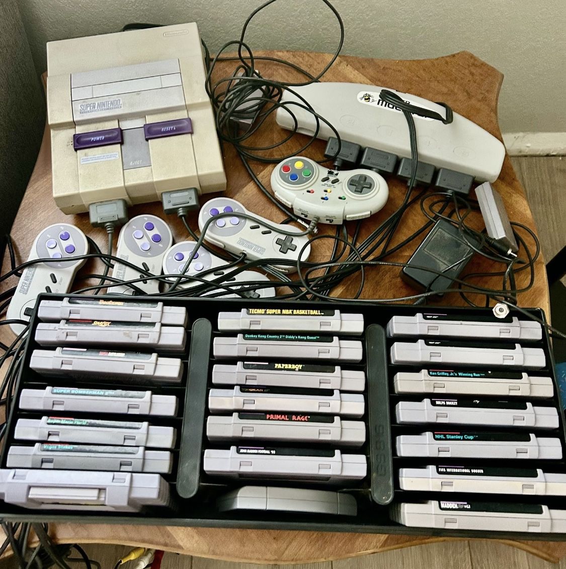 Super Nintendo Entertainment System Console &games