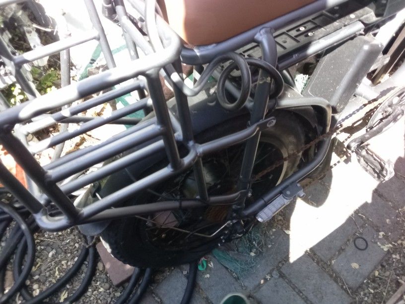 Electric Bicycle No Battery Beens Sitting As Is