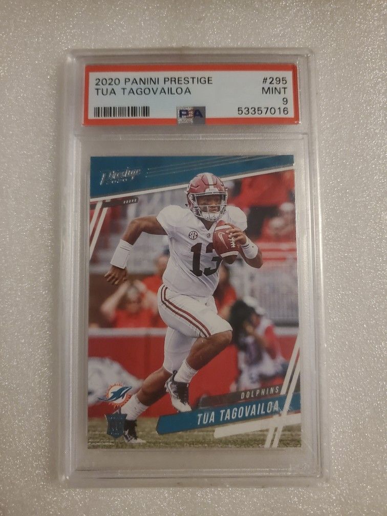 PSA 10 2020 Prestige Tua Tagovailoa Xtra Points Rookie RC #295 Green Paralell 