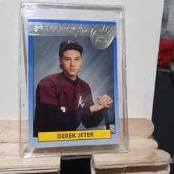 From Row #55 Derek  Jeter Rookie card mine Condition
