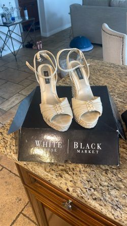 Wedge Cream Shoes -reduced