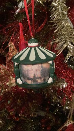 Vintage Kinkade Christmas Ornament 