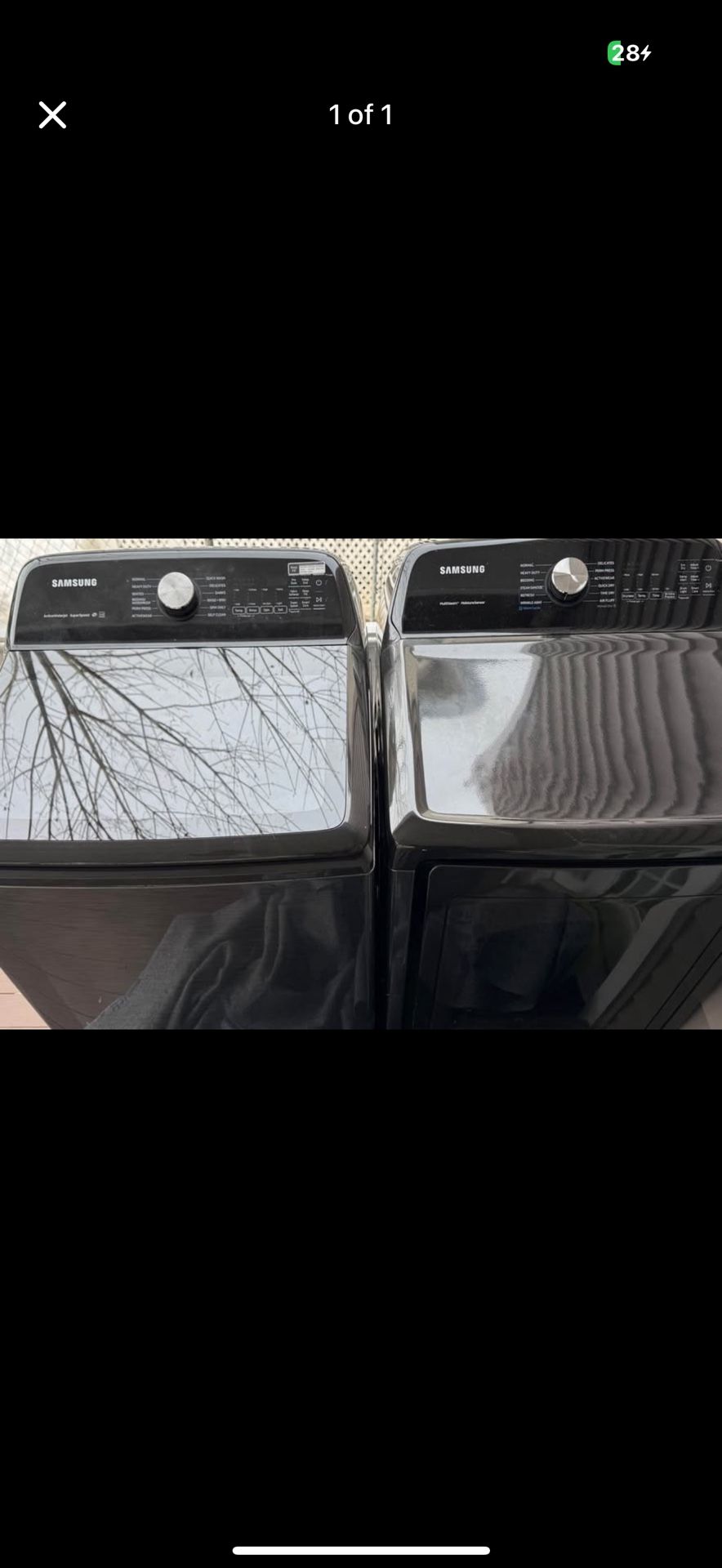 Electric Samsung Wash And Dryer