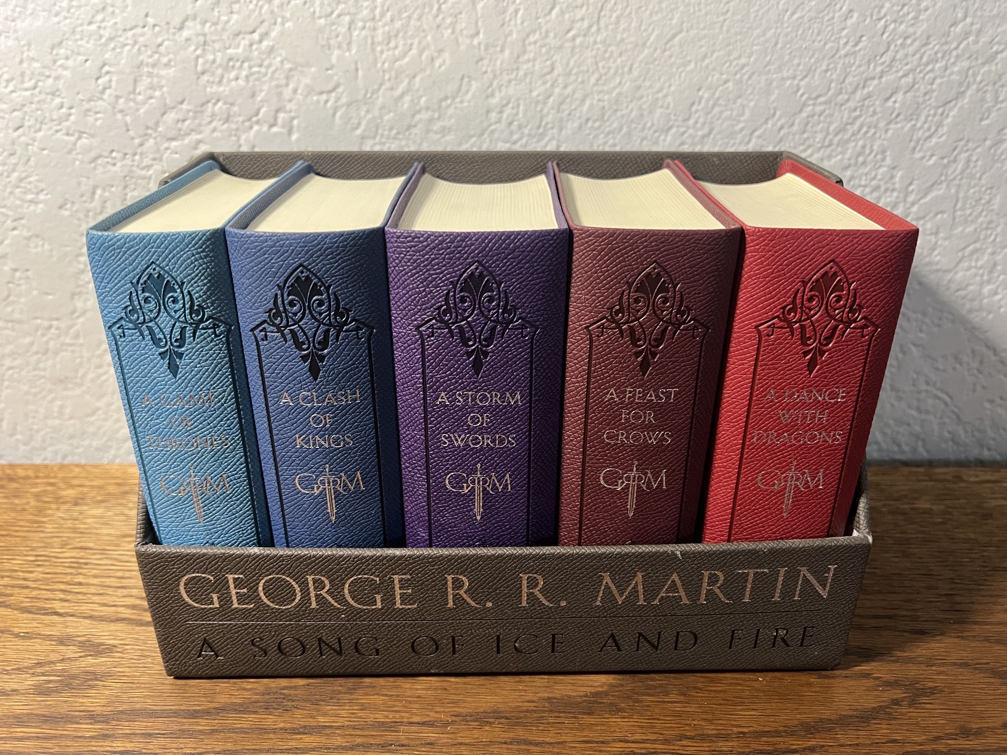 Game Of Thrones Leather Bound Books