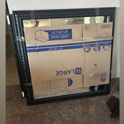Mirror With Hanging hooks 