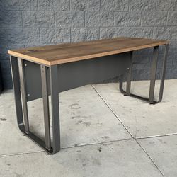 Modern Rectangular Credenza Console Table Office Desk 