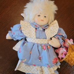 PRICE DROP--Porcelain Face Shelf Doll