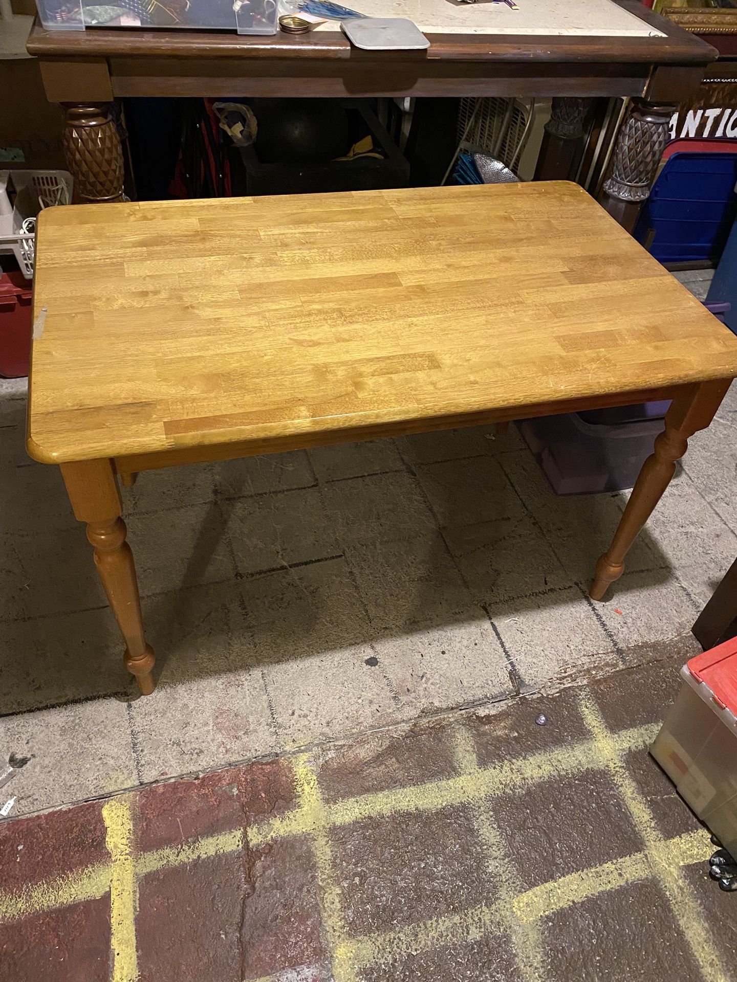 Table - Wood. 48x30x29 Tall