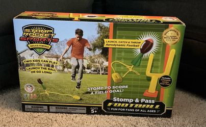 Stomp Rocket Sports Stomp & Pass Football Set