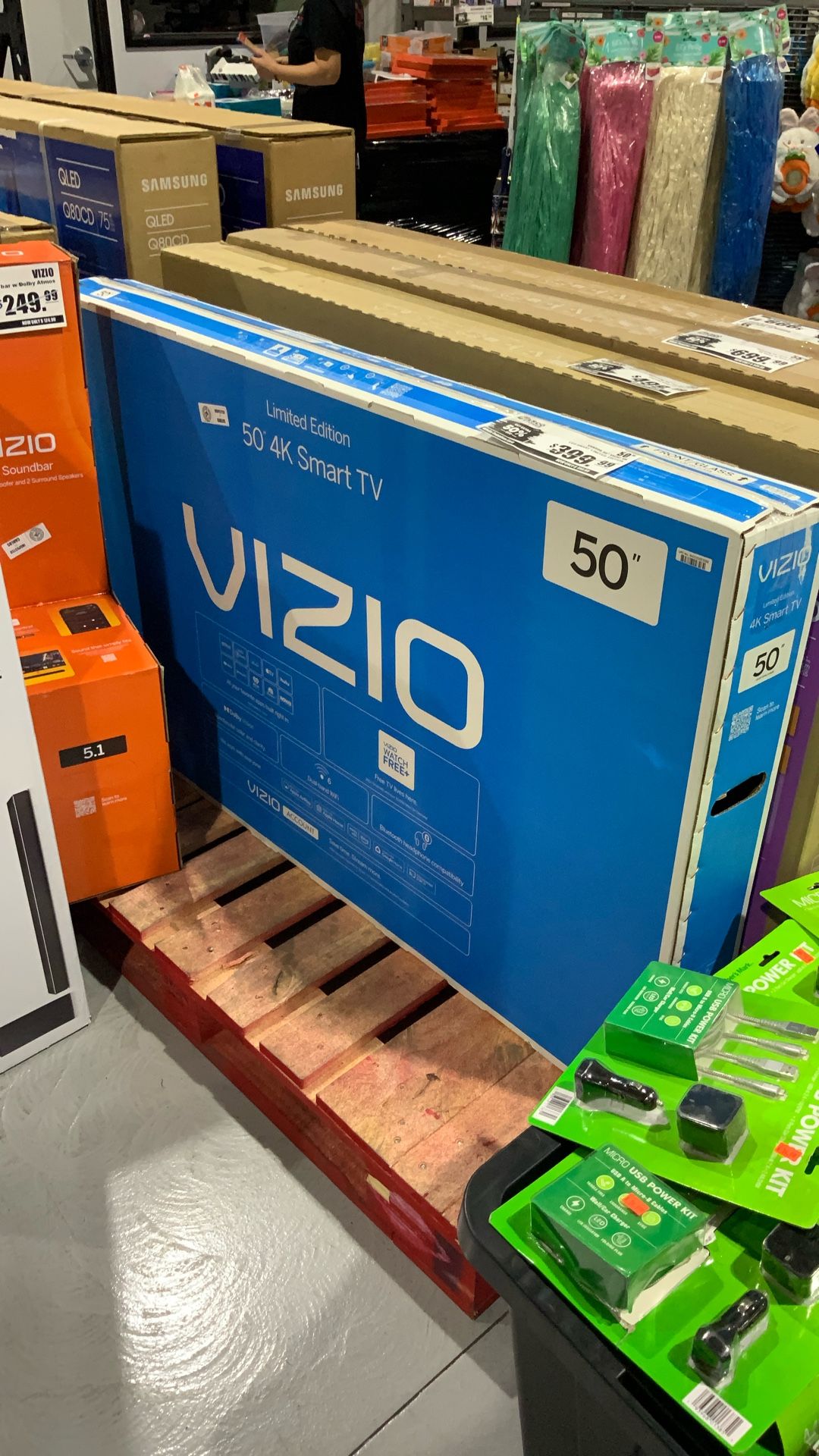 VIZIO 50”  4K Smart TV