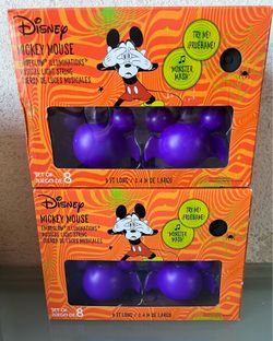 Disney Mickey Bat Emoteglow Musical Light String