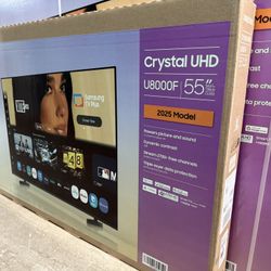 SAMSUNG 55” SMART T 4K UHD SERIES 2025 MODEL  NEW IN BOX SEALED! PRICE FIRM!