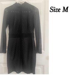 Mini Black Dress Size M