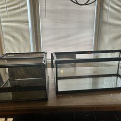 Two 20 Gallon Reptarium Cages