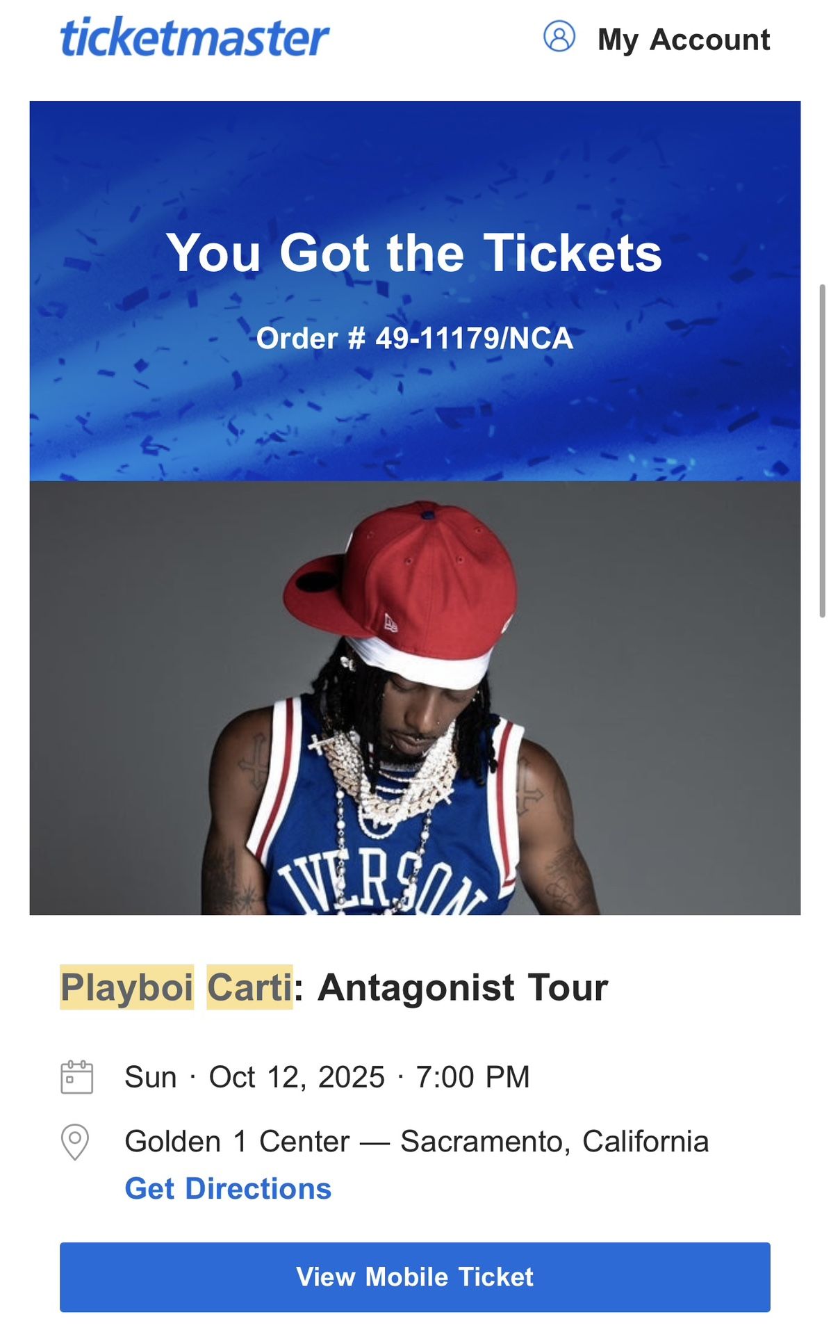 Playboi Carti Antagonist Tour FLOOR tickets
