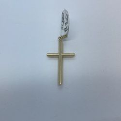 Gold Cross Pendant 10K New 