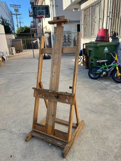 Carolina Vintage Wooden Large Easel Foldable