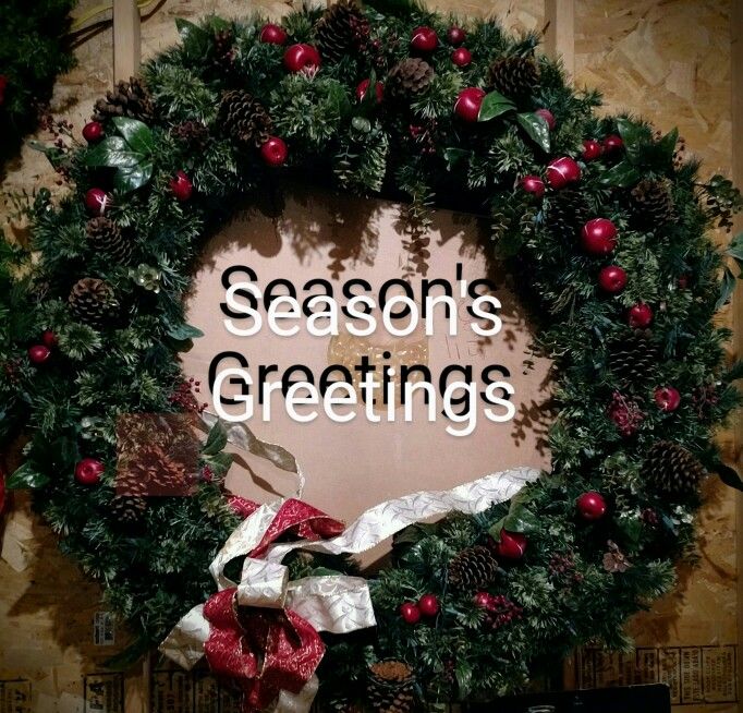 gigantic elegant Christmas wreath!