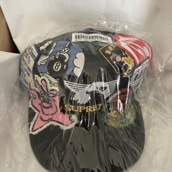Supreme Patches 6-Panel Black