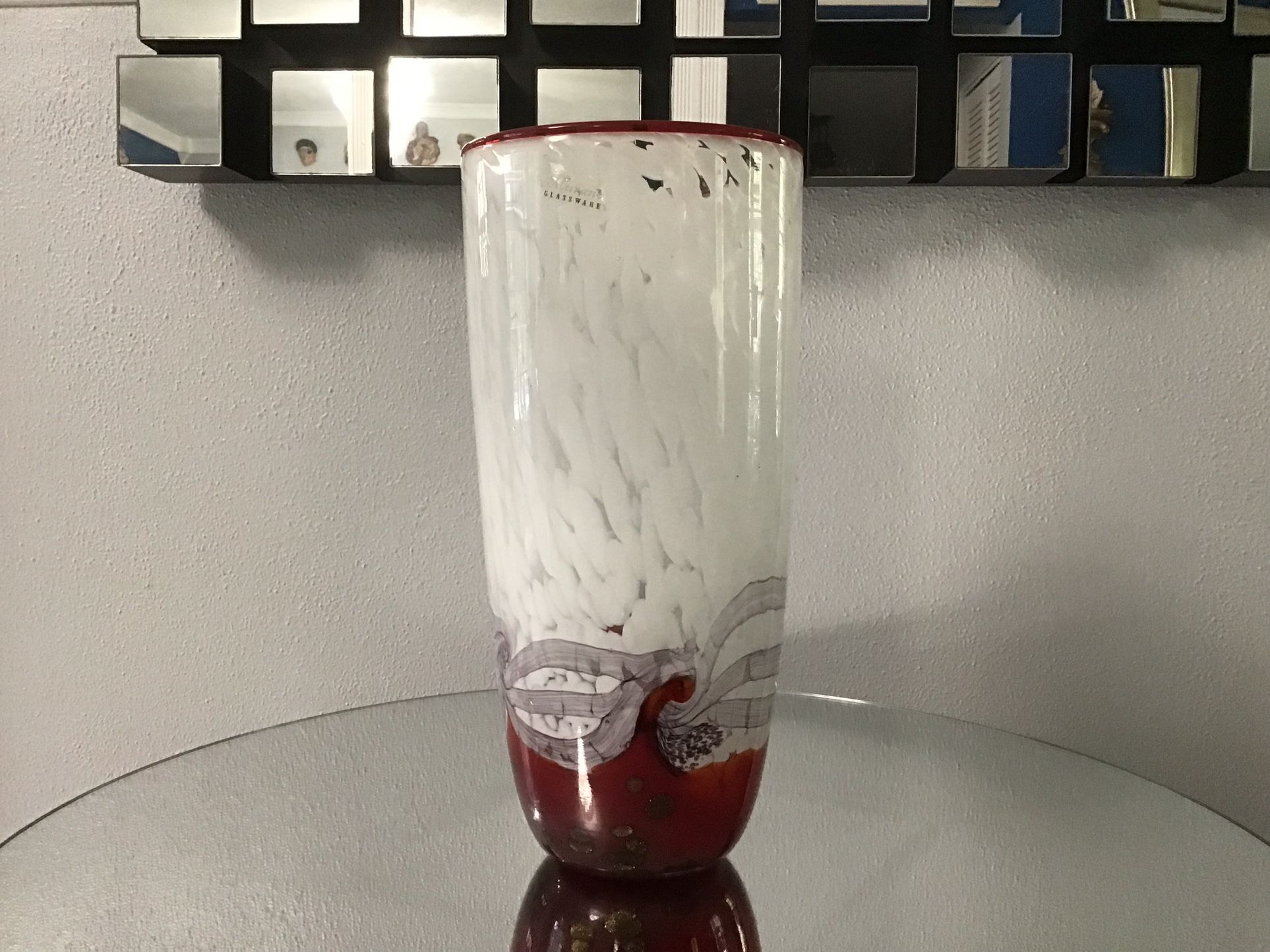 11” Murano Glassware Flower 🌺 Vase 🏺 