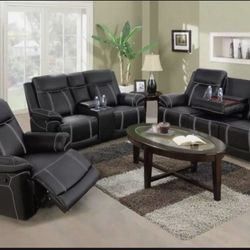 Recliners Set 3pc 