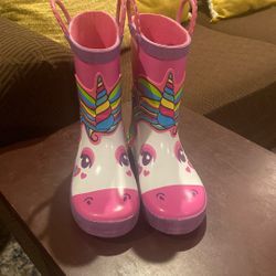 Unicorn Rain boots 