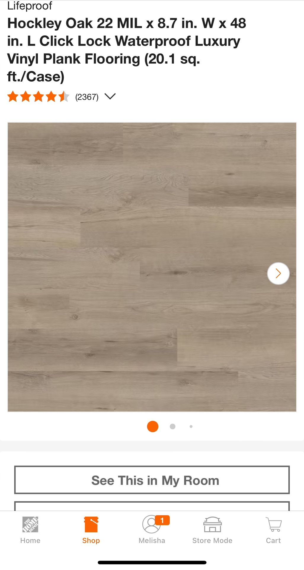 Waterproof Luxury Vinyl Plank Flooring