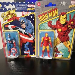 Marvel legends 3.75in  Iron Man & Captain America 