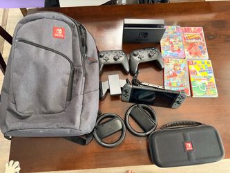 Nintendo Switch Bundle with Games and Accessories