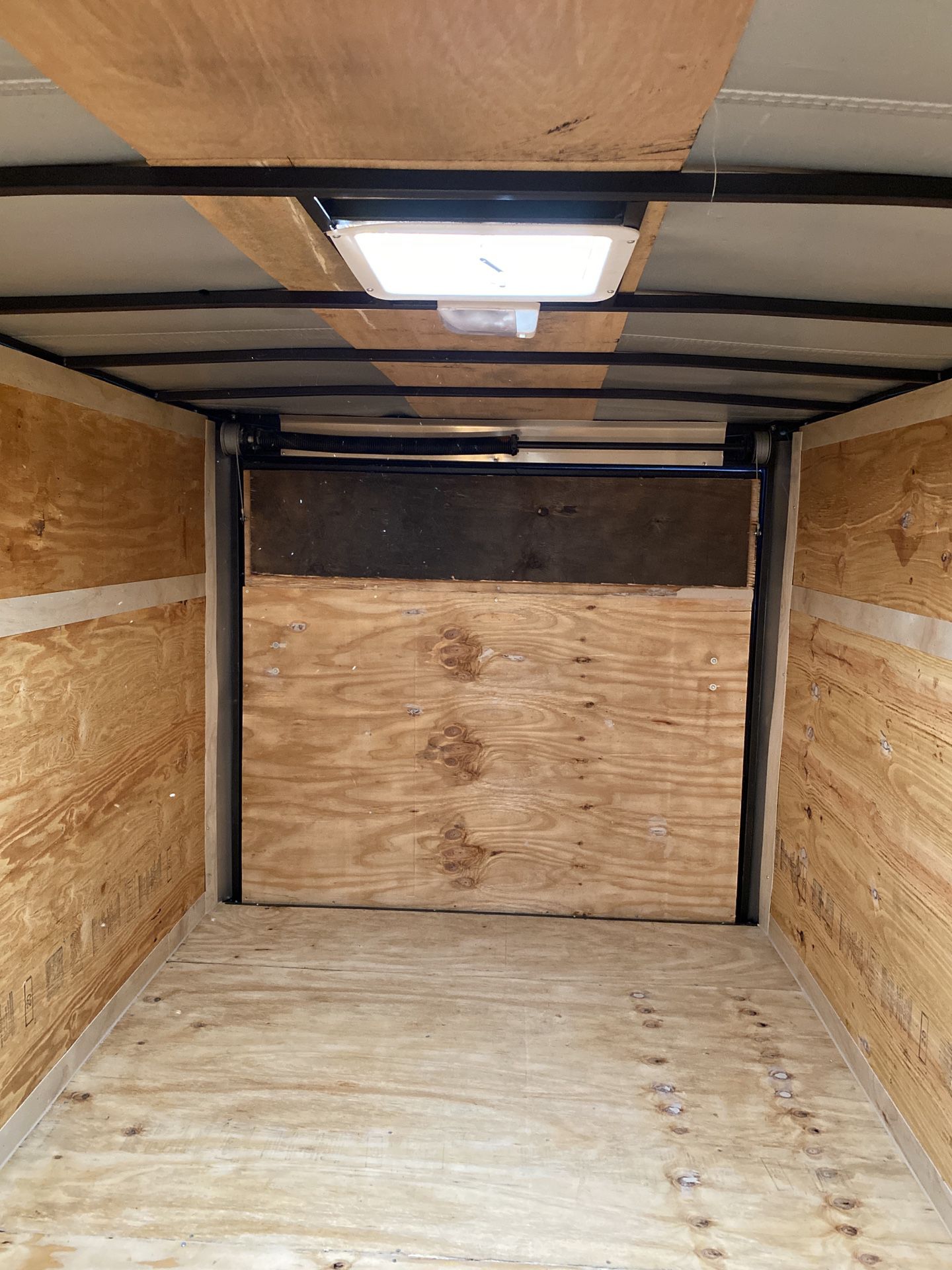 brand new enclosed trailer 7x14TA2 in blackout edition with warranty ready for you to start your new business