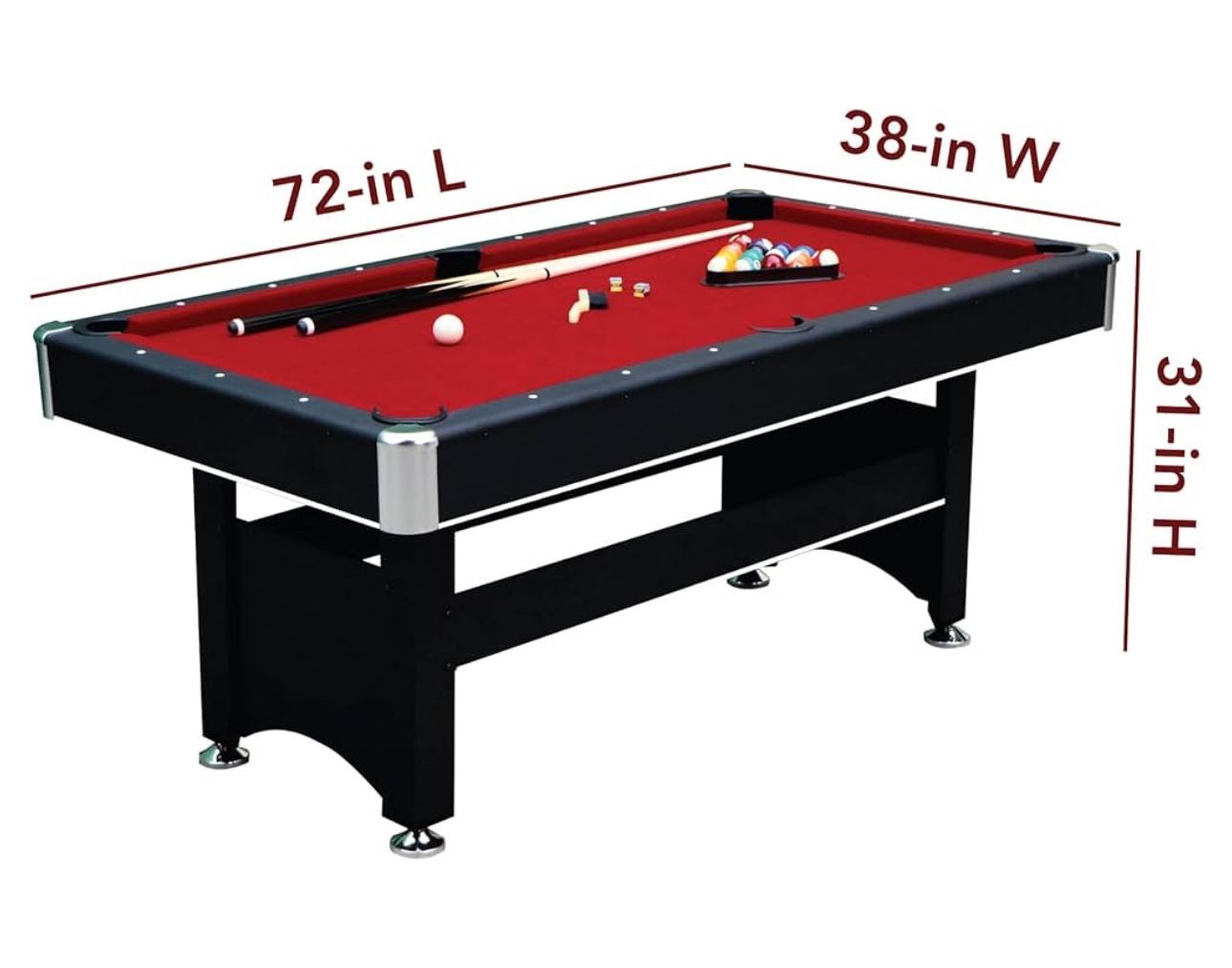 Hathaway Spartan 6-ft Pool Table