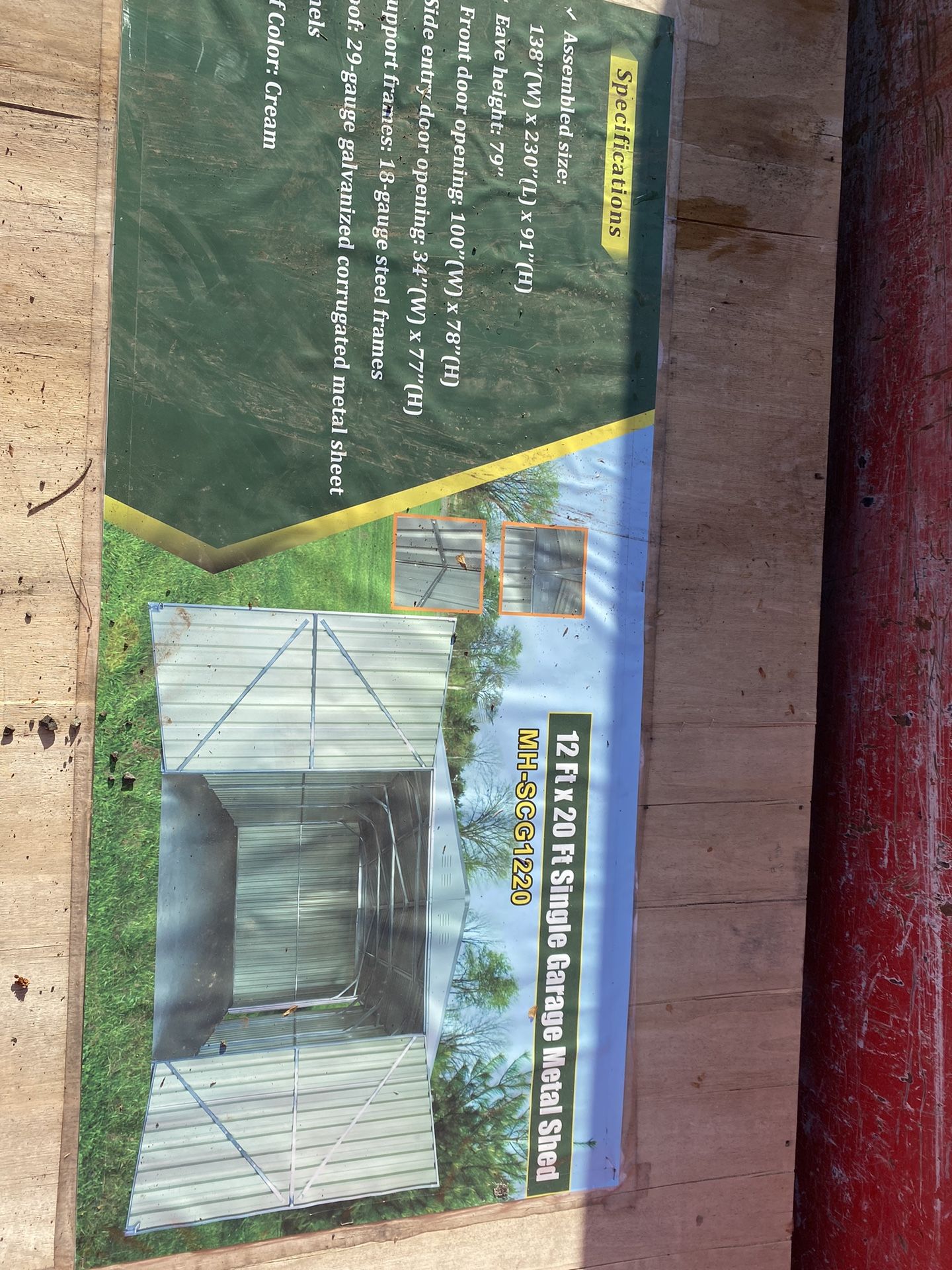 12x20 Garage Storage Shed Or Shop Garage