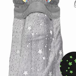 Kids Sleeping Bag for Girls & Boys, Large Kids Sleeping Bag with Pillow, Glow in The Dark Slumber Bag,Soft and Comfortable for Childern Daycare, Sleep