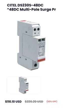 CITEL DS230S-48DC *48DC Multi-Pole Surge Pr