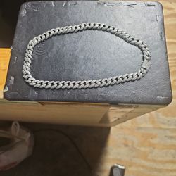 Real Diamond .925 22 Inch Cuban Link