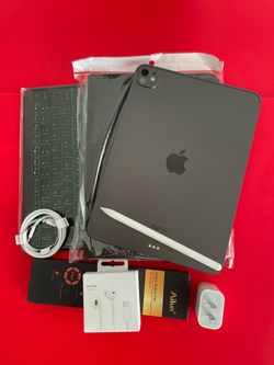 IPad Pro 11” (M4 chip / OLED  Screen / 2024 ) 512GB with keyboard, pen & Accessories