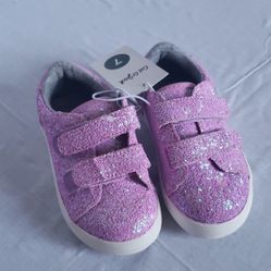 Cat & jack pink/ kaedence girl's shoes Size 7 New with tag