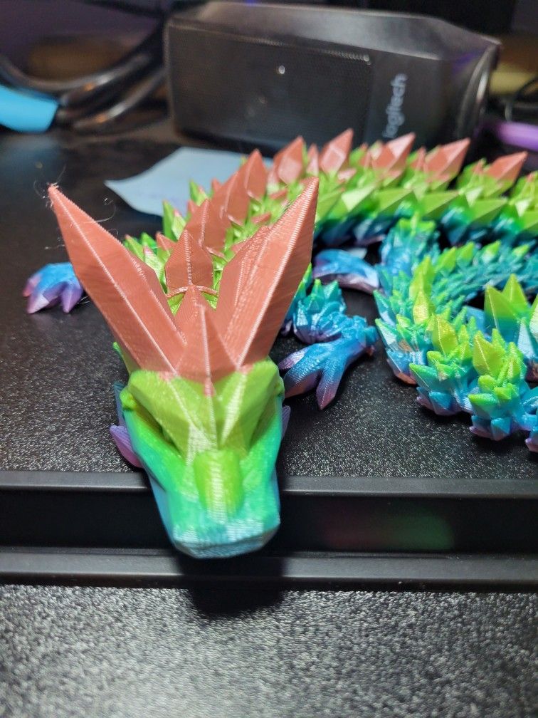 Articulated Crystal Dragon