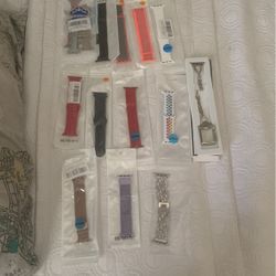 Apple Watch Bands Assorted Sizes And Colors
