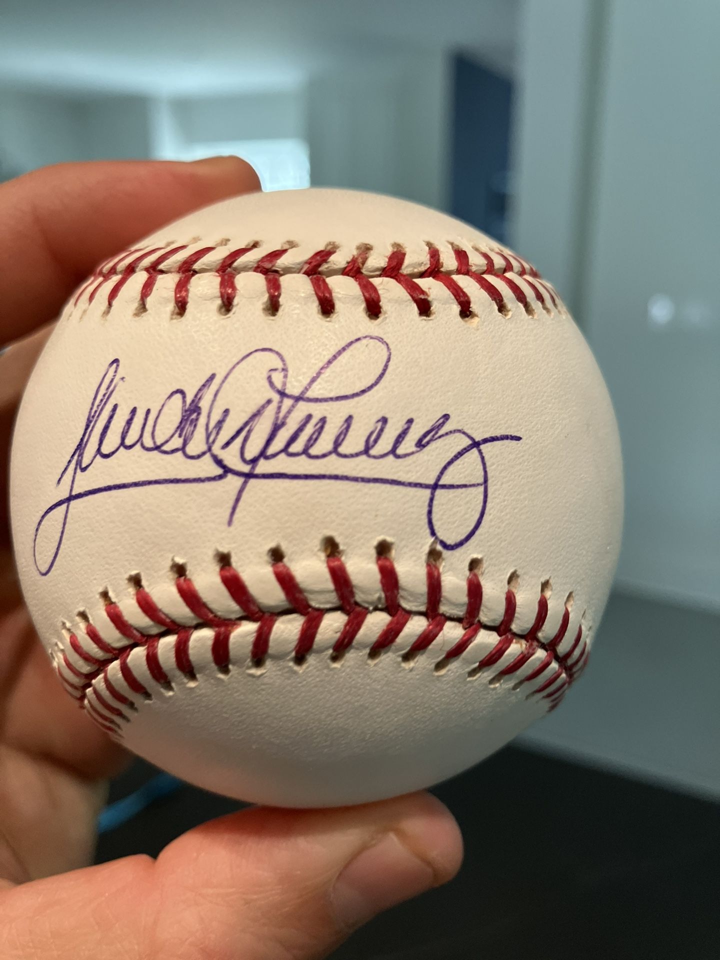 Sandy Alomar Jr Signed Autographed Baseball