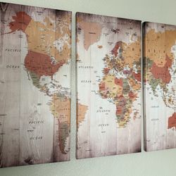 World Map Art