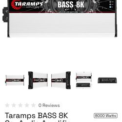 8000.1 8k taramps brand new