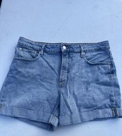 Light High Waisted Denim Shorts
