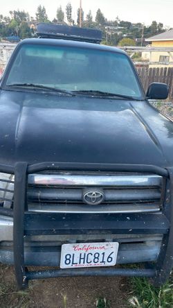 four runner T100 a Dodge van ram 250 Polaris four wheelers and a Kawasaki