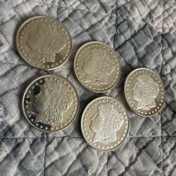 1 Oz Highland Mint Morgan Dollar Style .999 Silver Bullion