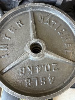 TWO 45LB PLATES