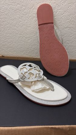 Tory Burch Miller Crystal Embellished Sandals