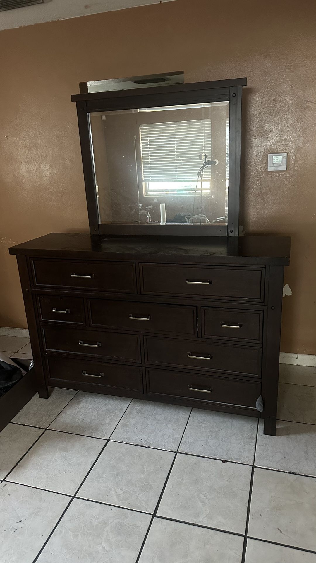 Dresser And Mirror